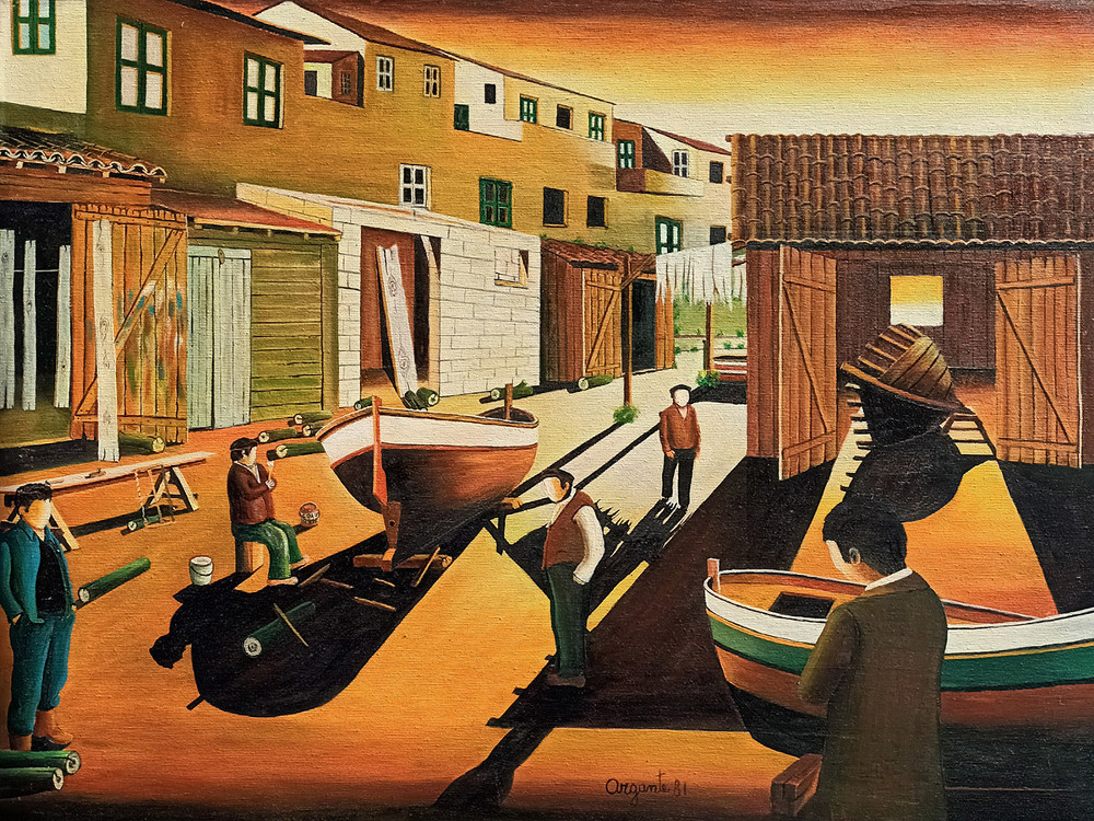 I calafatari 2 - 1981 - 60x80 -quotazione euro 2500,00