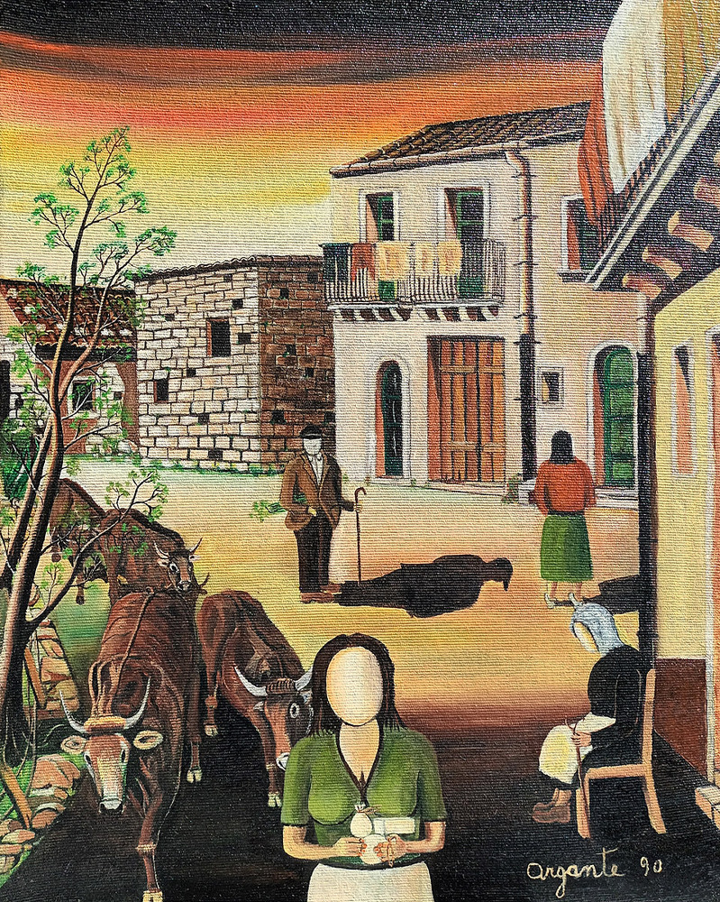 La masseria - 1990 - 50x60 -quotazione euro 2100,00