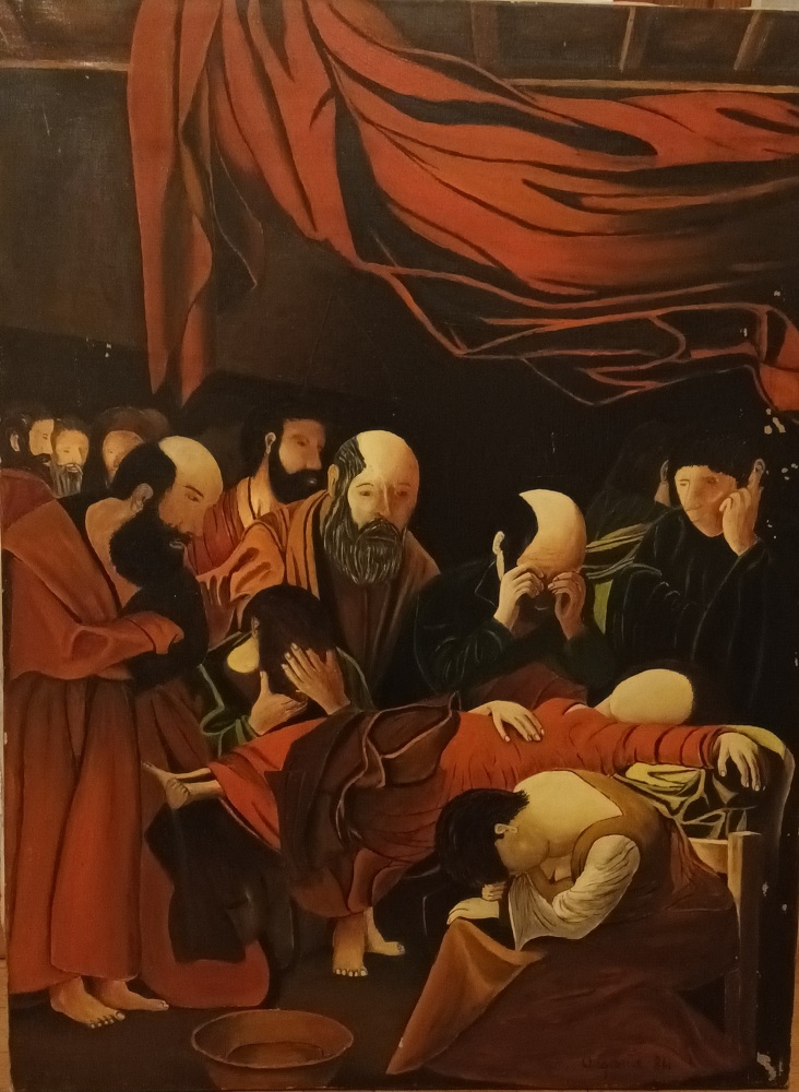 La Morte della Vergine - 1984 - 60x80 - quotazione euro 650,00      