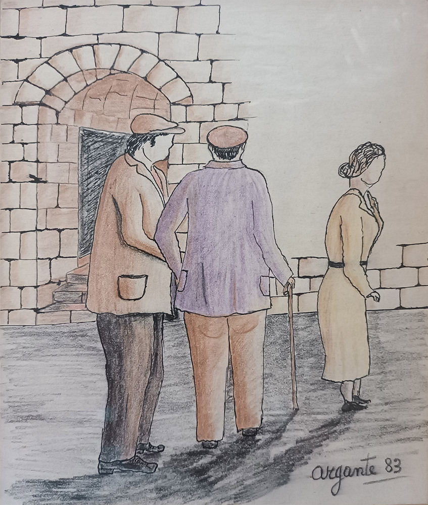 Pensionati - 1983 - 17x20 -quotazione euro 200,00