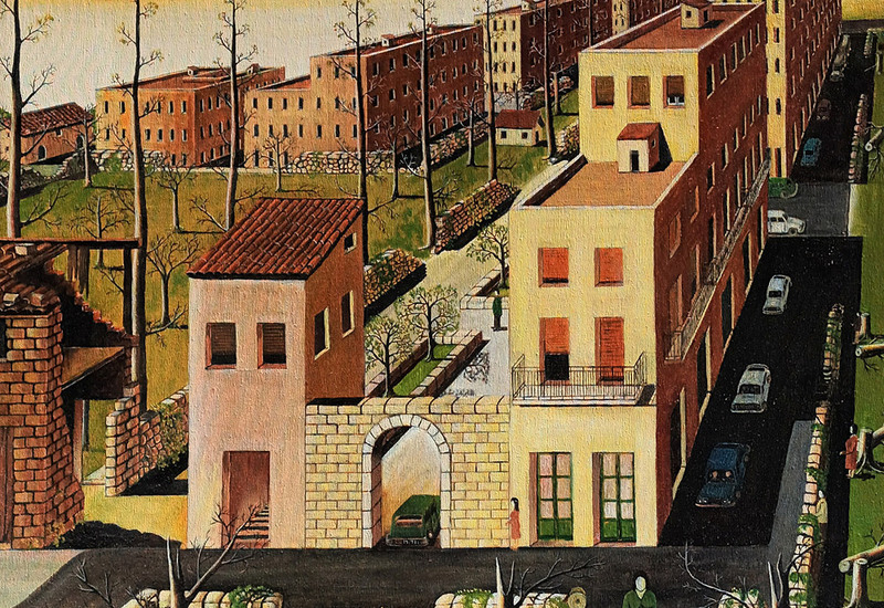 L'avanzata del cemento - 1984 - 70x80 - quotazione 1000,00